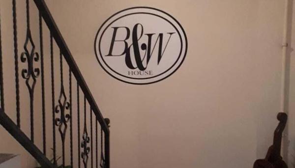 Black And White House