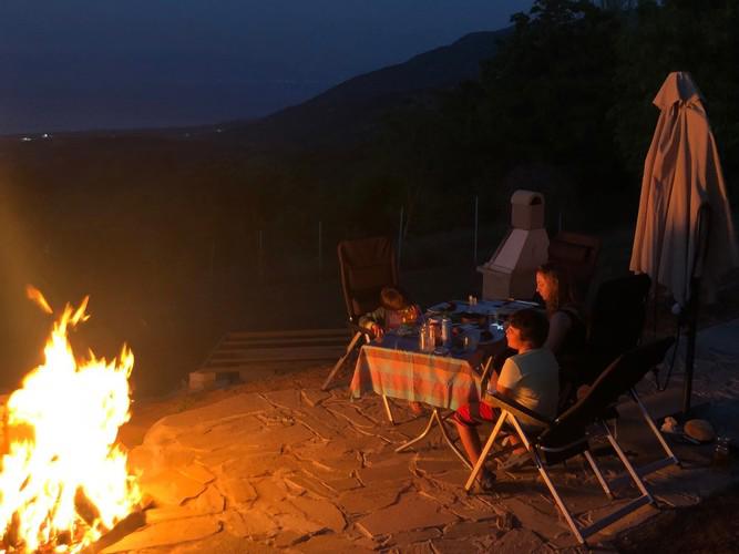 Lakeview Bungalows In Nature And Fire Pit On Private Land - Cooling Pool With Waterfall